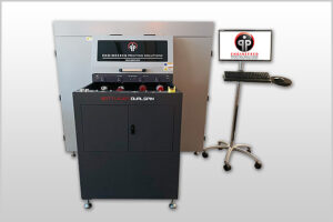 BottleJet DualSpin drinkware printing machine